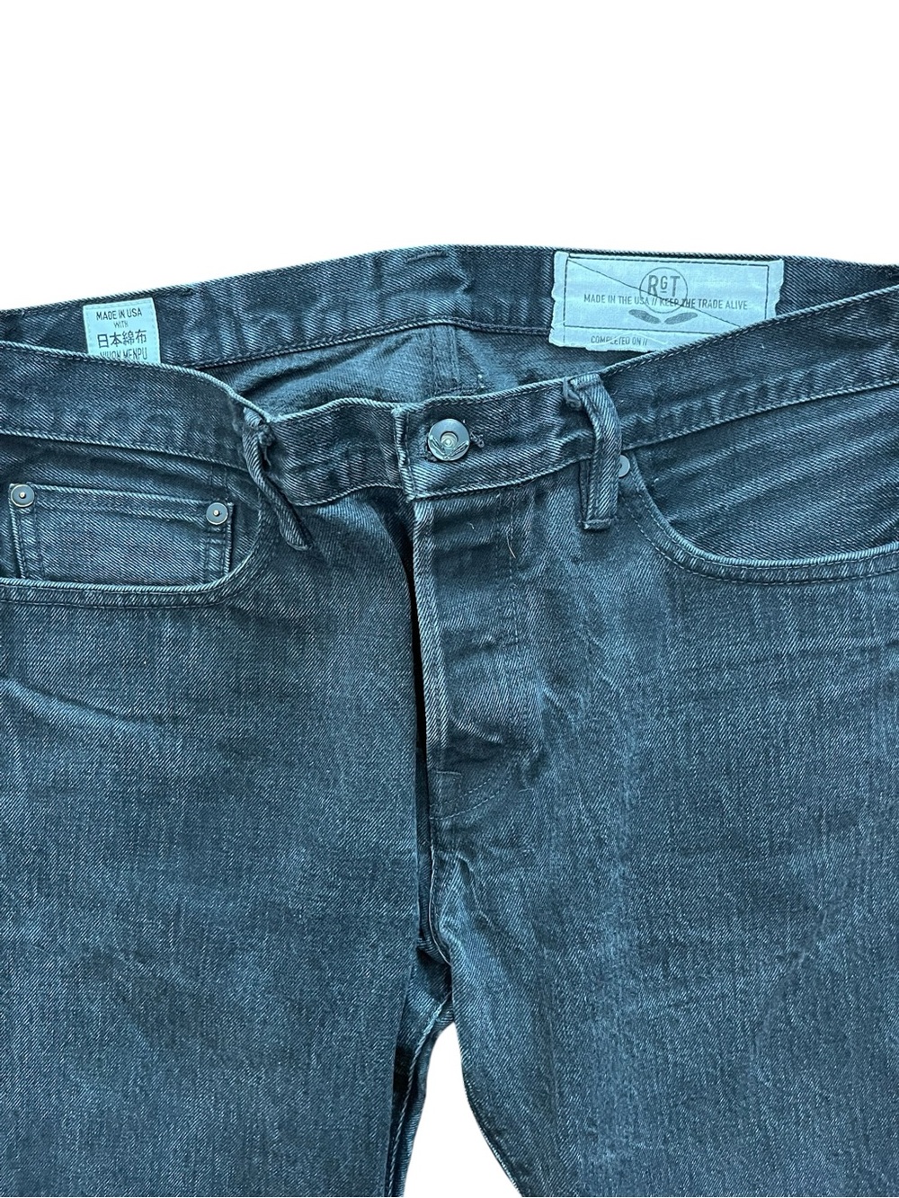 Rogue Territory RGT Stanton Slim Straight Japanese Selvedge Denim Jeans Size-36 - Picture 4 of 9